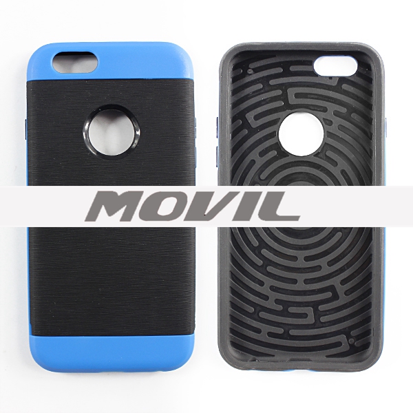 NP-2509 Montado TPU PC funda para  iPhone 6-1